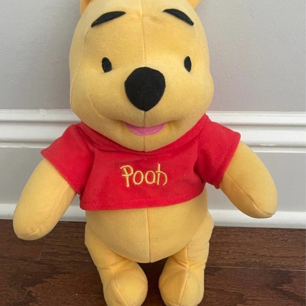 Fisher-Price Plush Bear - Yellow and Red